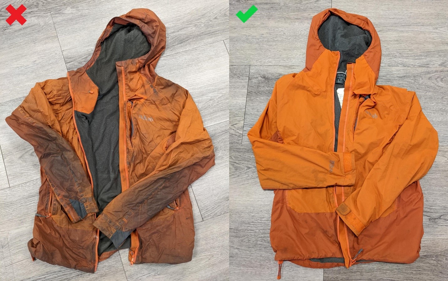 How to wash a rab clearance jacket